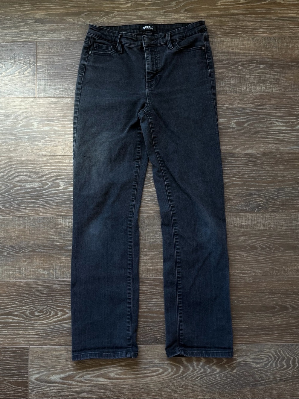 Buffalo David Bitton Women’s Black Straight-Leg Jeans